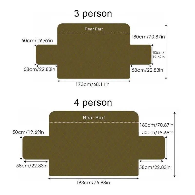 Утолщаются диван накидка на кресло Пледы для домашних животных собак детский коврик протектор мебели Реверсивный съемным подлокотник чехол 1/2/3/4 сиденья