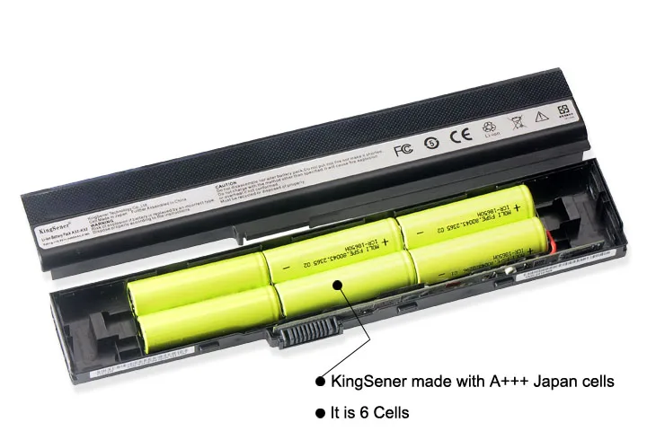 Kingsener Laptop Battery for Asus A31-K52 A41-K52 A32-K52 A42-K52 A52 A52F A52J K42 K42F K42J K52 K52J K52JC K52JE X52F X52J