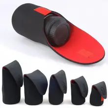 5 размеров сумка для объектива камеры из неопрена водонепроницаемая сумка для объектива камеры чехол s m l xl XXL для Canon DSLR сумка для объектива камеры