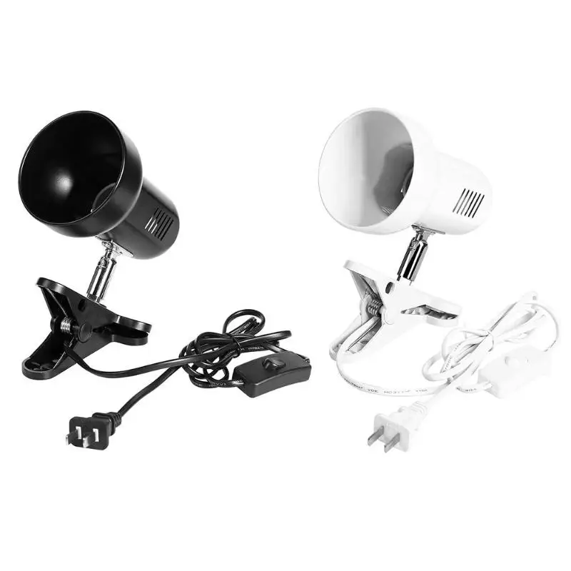 

360 Degrees Rotation Turtle Lizard Fish Reptile Heat Lamps Base Clip Clamp Holder Habitat Lighting Holder Stand