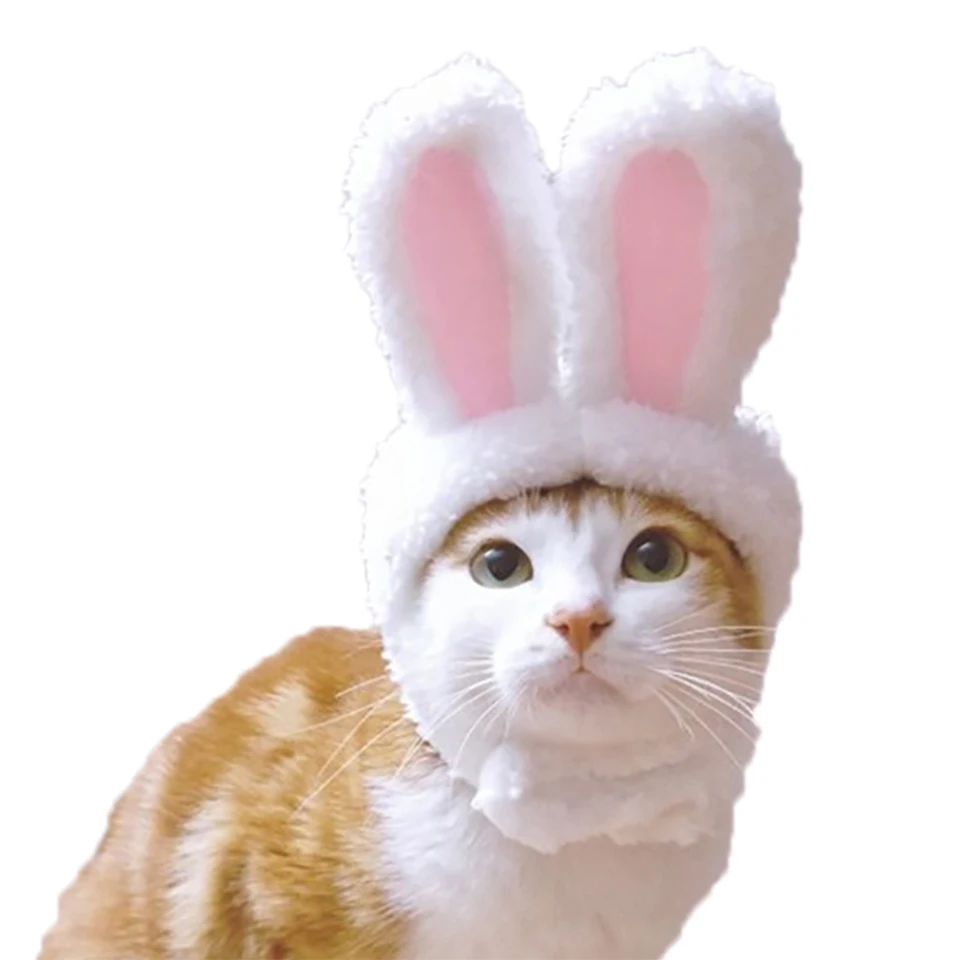 Cute Funny Pet Cat Dog Bunny Ears Dress Cap Easter Rabbit Ear Bunny Ears Dress Cap Easter Rabbit Ear