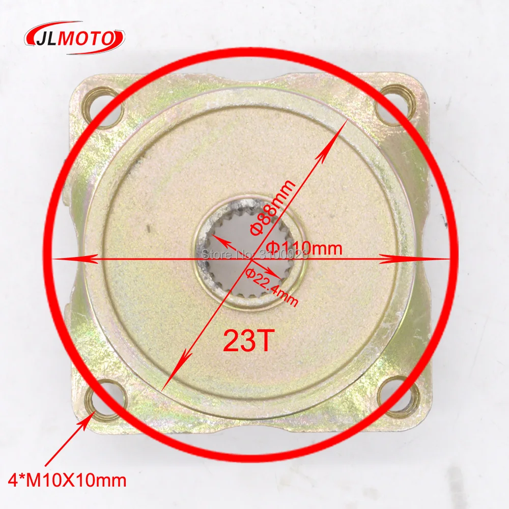 Задняя ось ступицы колеса 710 мм M8 * 4 в сборе с звездочкой 428 #37T 160 дисковый тормоз