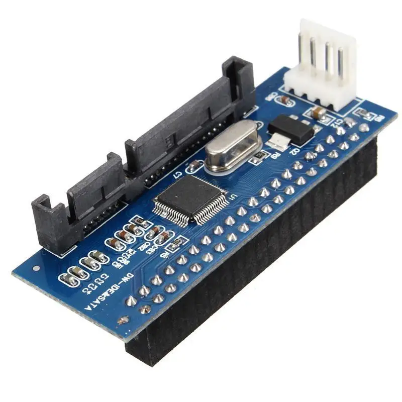 BEESCLOVER 40 контактный IDE гнездовой к SATA 7 + 15Pin 22 Мужской адаптер PATA карте|Платы