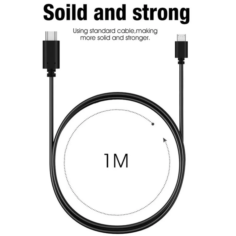 OTG USB Type C к Micro Usb адаптеру для Samsung 1m MicroUsb c 3 1 зарядный кабель Macbook Usbc Android