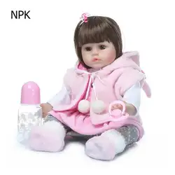 NPK Reborn Детские куклы реалистичные мягкие реалистичный винил куклы Девочки Детские игрушки
