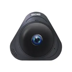 Escam Q8 Hd 960 P 1.3Mp 360 градусов панорамный монитор Fisheye Wi-Fi инфракрасная камера Vr Камера с двухстороннее аудио/детектор движения