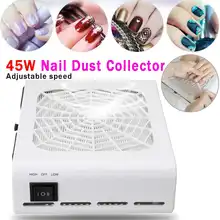 Вакуумный всасывающий коллектор для ногтей 45 Вт пылесборник для ногтей маникюрный фильтр с вилкой EU/US сильный съемный фильтр профессиональный