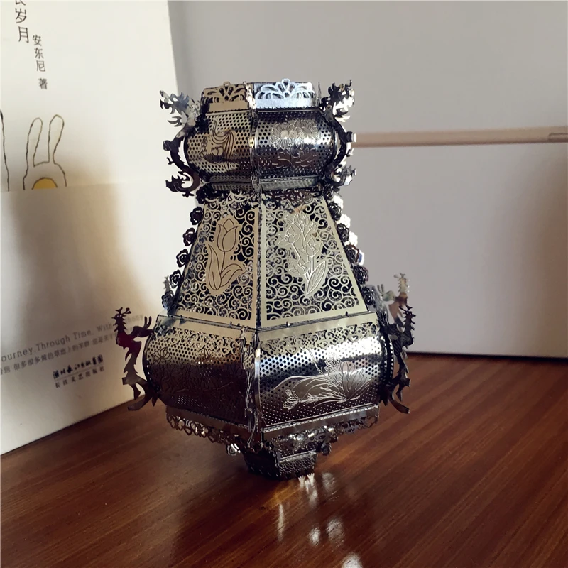 Модель MMZ 3D металлический нано пазл Танг фонарь для сборки своими руками модели