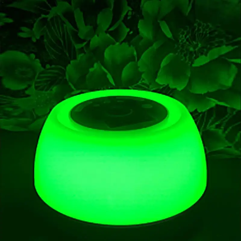 

LED Colorful Night Light USB Bedside Touch Alarm Clock Lamp with Sleeping Waking up Models for Birthday Holiday Anniversary