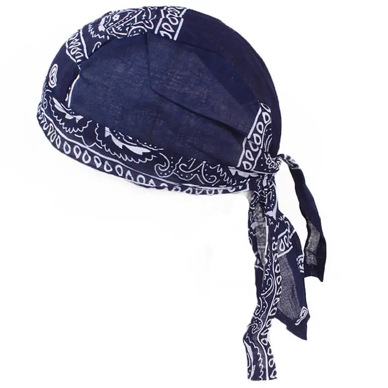 Cotton Head Scarf Summer Men Running Riding Bandana Headscarf Ciclismo Pirate Hat Hood Headband