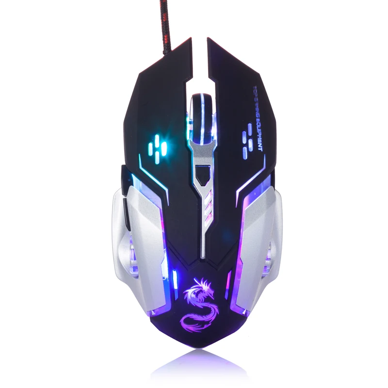 OPQ Usb 6 кнопок ноутбук оптический компьютер ПК Проводная игровая мышь Мыши для Dota2