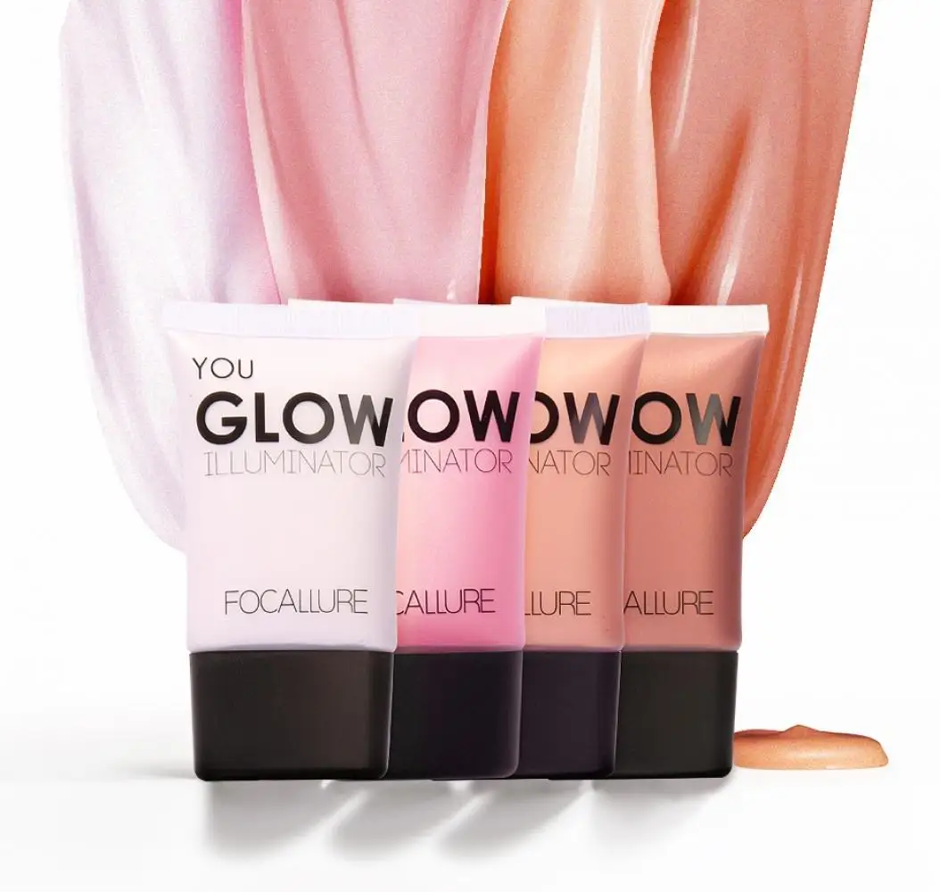 Ярче для Illuminatore лица и тела читая Glow осветитель Shimmer крем жидкая FOCALLURE кожи
