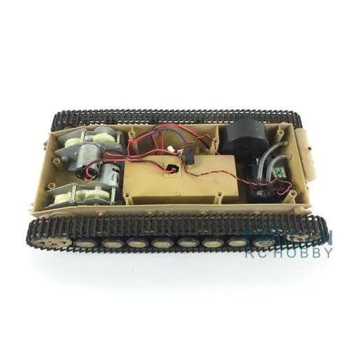 Henglong 1/16 немецкий танк Panzer IV F RC 3858 Chasis с пластиковыми трековыми колесами