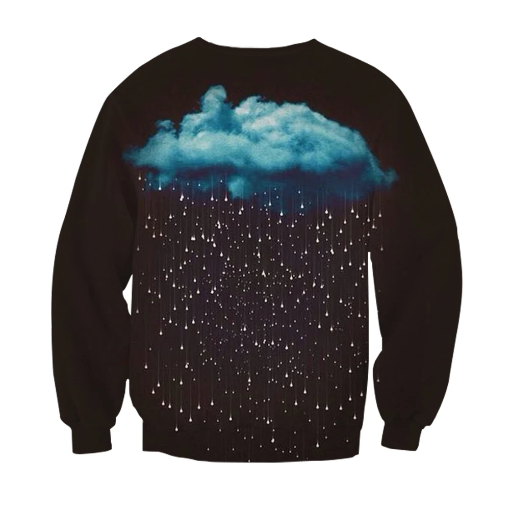 

Fashion Cloud Rain Hoodie Sweatshirts Men Teen Cool Boys Girls Kid Tracksuits Long Sleeve Hipster Streetwear Sweatshirt Oversize