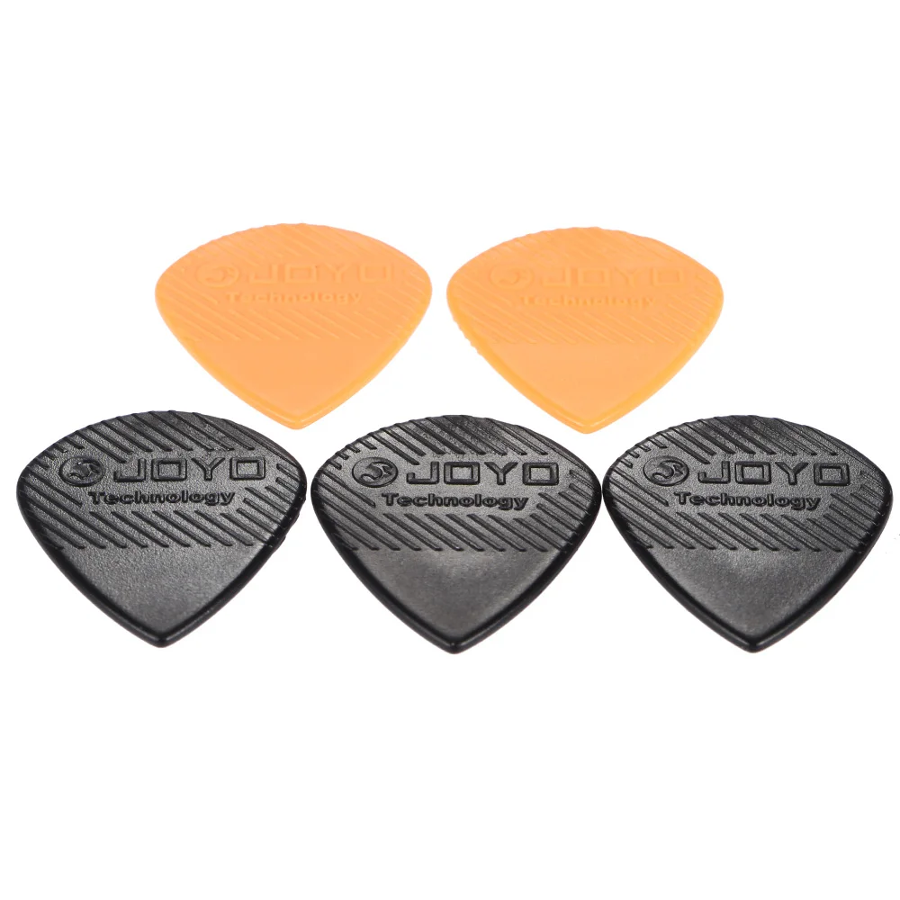 

5pcs Acoustic Guitar Picks Plastic Triangle Shape Guitar Pick Plectrum 3pcs in Black 2pcs in Orange Guitar Parts & Accessories
