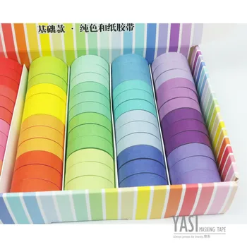 

72pcs 5mx15mm Washi Tape Adhesive Tape DIY Scrapbooking Sticker Label Masking Tape Student Stationery Gift