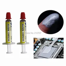 100pcs 100 x 1g Silver Thermal Heatsink Compound Grease Paste For CPU VGA GPU Cooler
