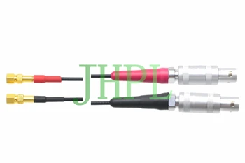 

Cable Dual Subvis Jack to 2x Lemo-1 1S Plug Equivalent For Ultrasonic TOFD NDT TR GE 6.5FT transducers instrument