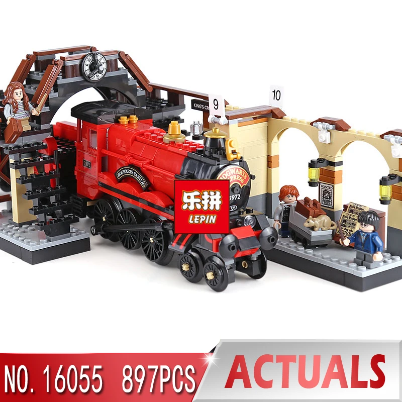 

Lepin 16055 Harry Toys Potter The 75955 Hogwarts Express Set Building Blocks Bricks Train Model Kid Toys Birthday Christmas Gift