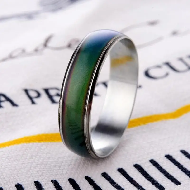 

2019 New Fine Smart Jewelry Mood Ring Color Change Emotion Feeling Mood Ring Changeable Band Temperature Ring