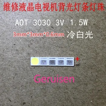 

1000PCS AOT Backlight High Power LED 1.5W 3V 3030 94LM Cool white LCD Backlight for TV Application EMC 3030C-W3C3 aot