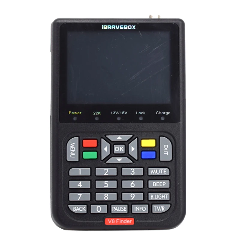 Ibravebox V8 Finder Hd Dvb S2 Цифровой спутниковый высокой четкости Sat счетчик Satfinder 1080P (Uk