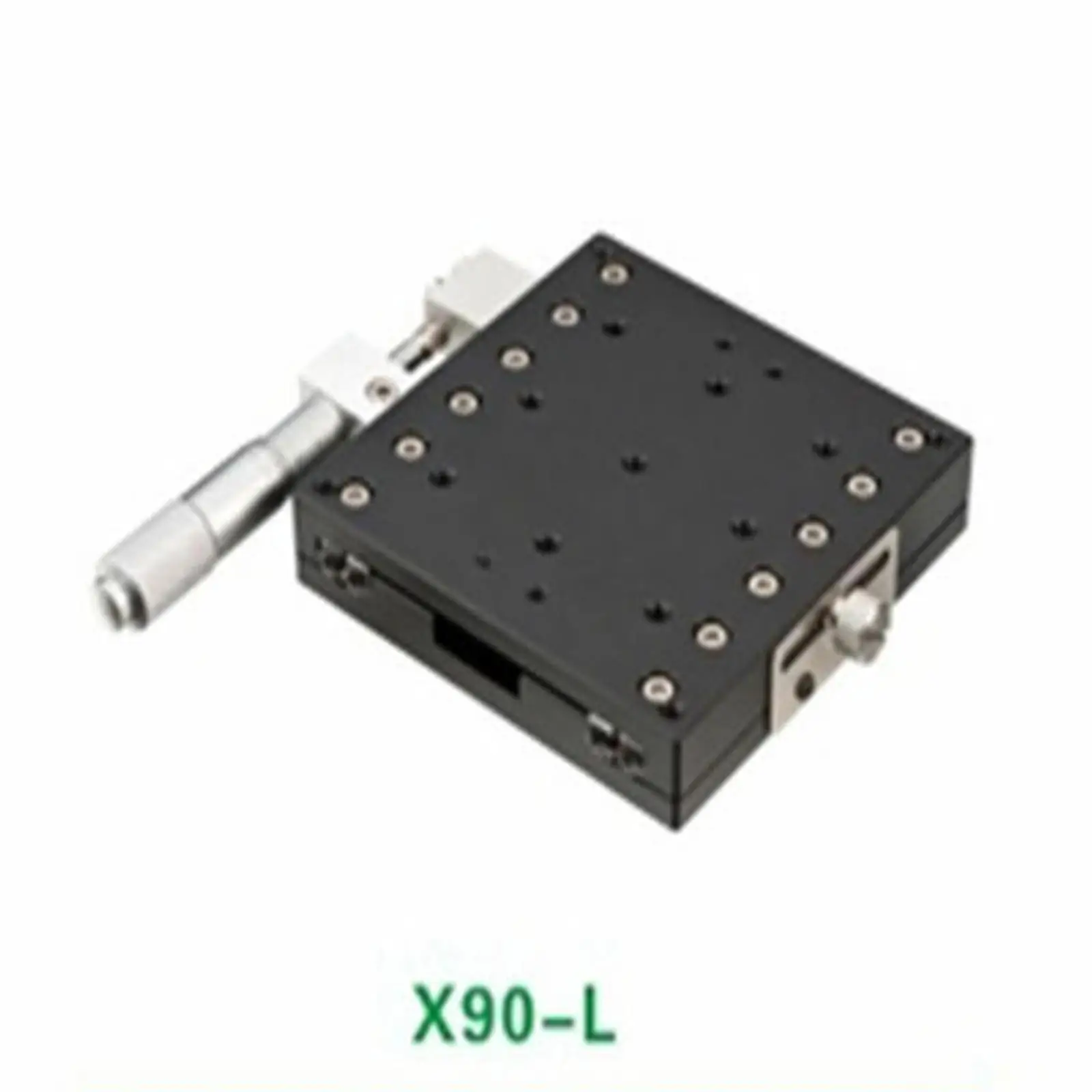 

X Axis 90X90mm Platform Precision Bearing Linear Stage Left Micrometer