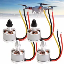 4 шт. CW КНО бесщеточные двигатели 2212 920KV для DJI Phantom F330 F450 F550 X525 Cheerson CX-20 Камера Drone цвета черный/серебристый набор двигателей