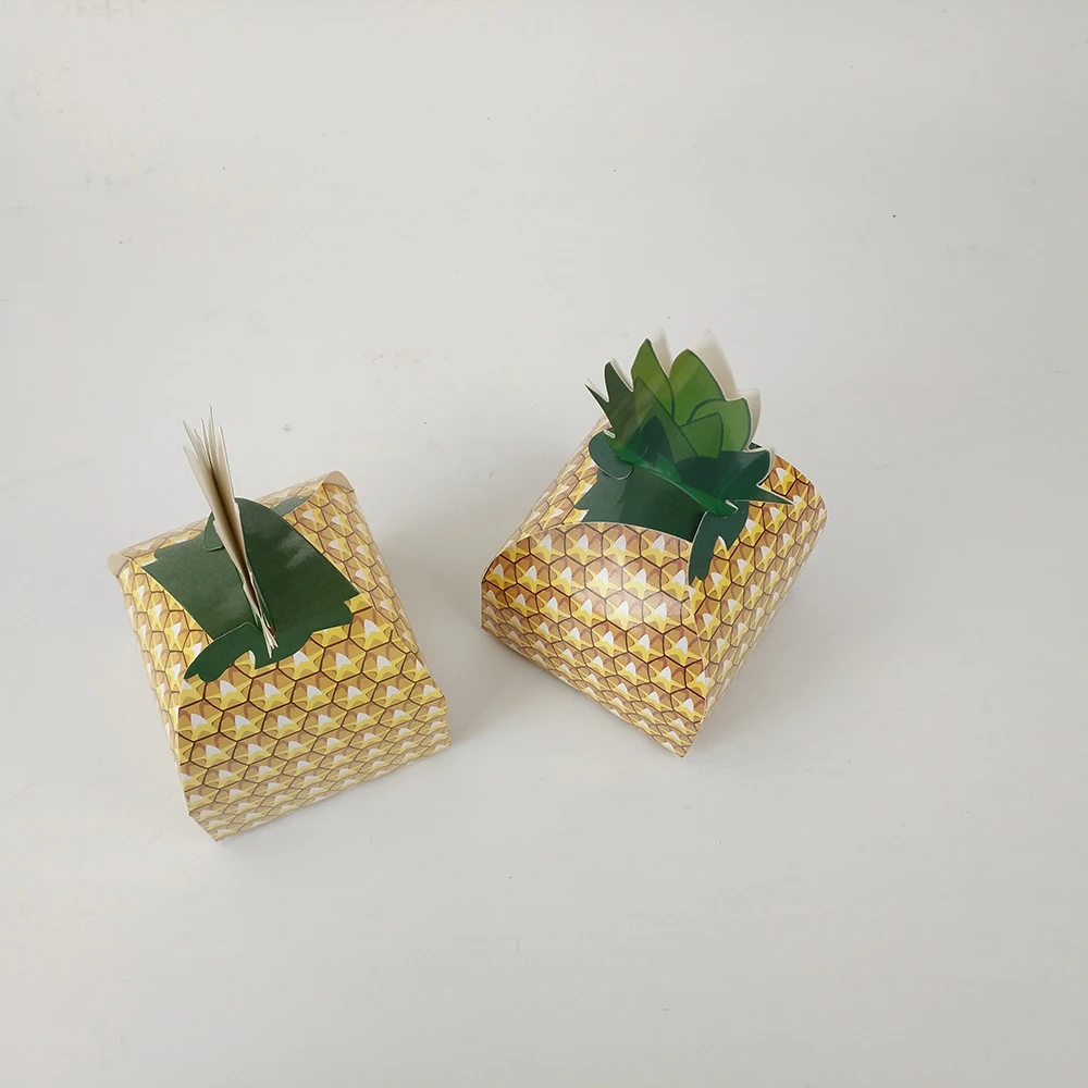 

DIY Candy Boxes Wedding Birthday Favors Party Gift Bag Creative Pineapple ShapedFavors Party Gift Bag
