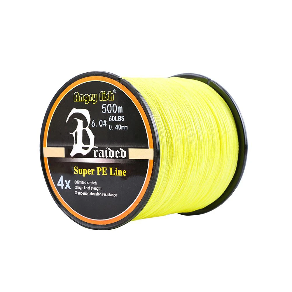 500M/547yds Braided Fishing Line 4 Strands PE Multifilament Line 12LB-80LB 500M/547yds Braided Fishing Line 4 Strands PE Multifilament Line 12LB-80LB