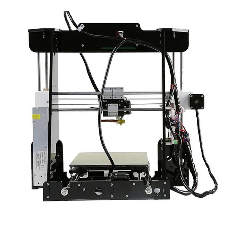 Heated Bed Anet A6/A8 3d Printer Big Printing Size 3D Used Printer Machine Reprap i3 DIY 3D Printing Kit With Roll of Filament