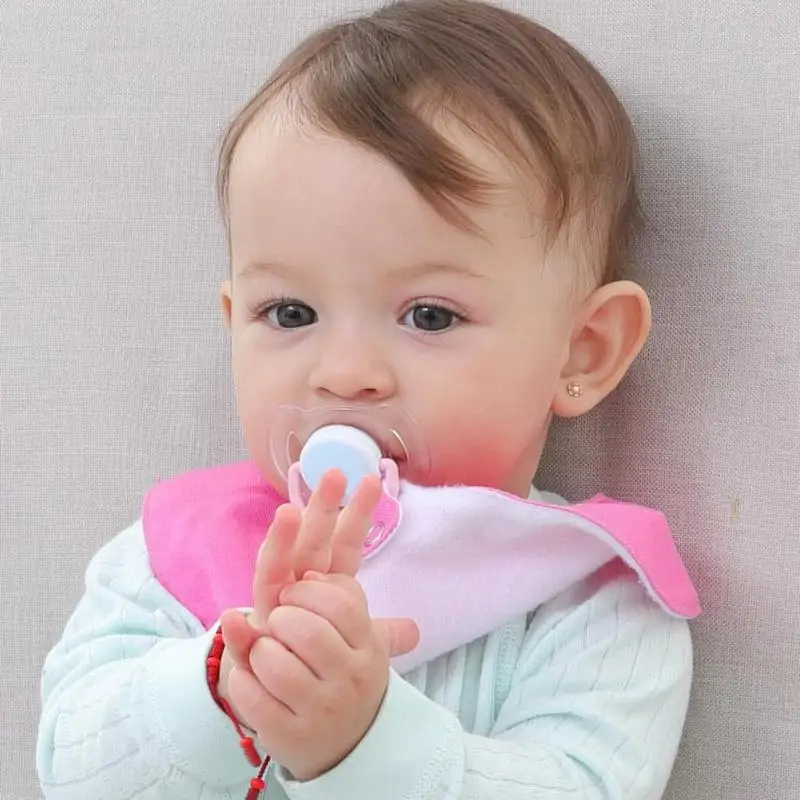 New Reusable Solid Color Bibs Burp Cloths Nipple Baby Saliva Towel Pacifier Kit Baby Eating Accessory Soft Baby Stuff