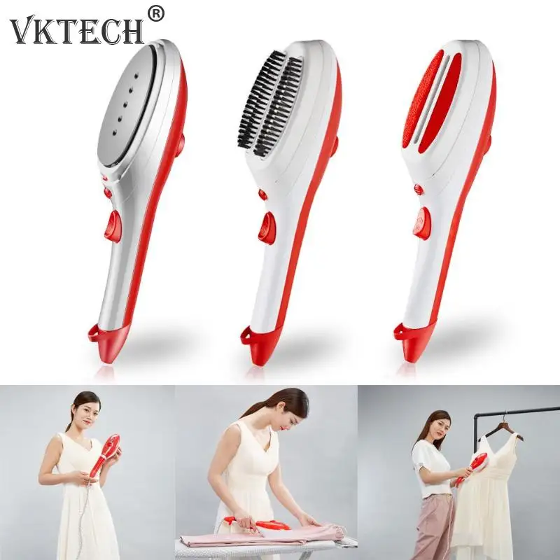 Multi functional Mini Portable Steam Iron Handheld Dry Cleaning Brush