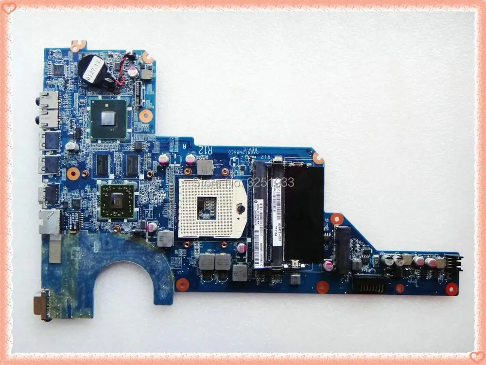 636372-001 для HP PAVILION G4T-1000 G7 G7T-1000 NOTEBOOK R12 G4-1050TX G4-1010TX G4-1042TX системная плата DA0R12MB6E0 HM55 6470/1G