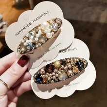 Корейская заколка для волос для женщин Мода Имитация шпильки с жемчугом подарок для девушки аксессуары для волос ювелирные Заколки Для Волос