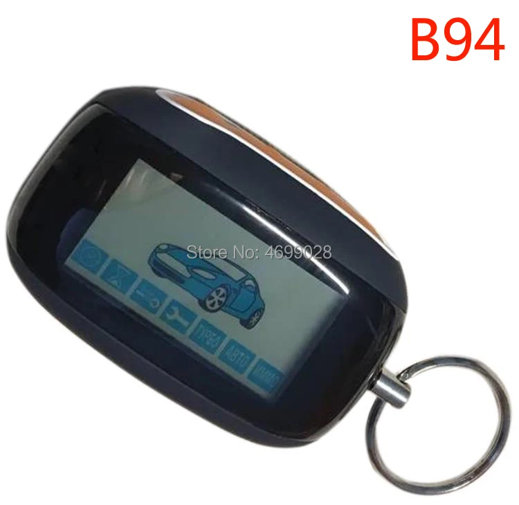 

Two Way B94 Lcd Remote Control Key Fob Chain Keychain For Russian Version 2 Way Car Alarm System Starline B94 Keychain