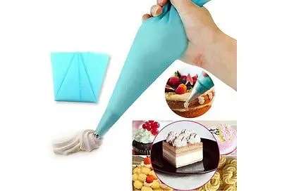 

1pc 39cm Large Silicone Reusable Icing Piping Writing Pen Cream Pastry Bag Cake Decorating Tool Home Bakery Baking Tool Bakeware