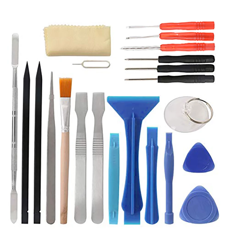 

Smart Mobile Repair Opening Tools Kit Smartphone Disassemble Screwdriver Set For Cell Phone Hand Tools Set 22 in 1