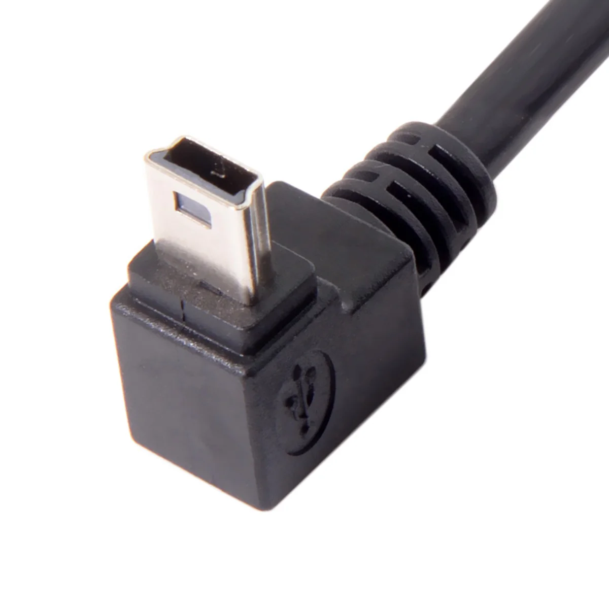 Zihan GPS Mini USB 5pin 90D удлинитель с углом поворота штекер гнездо 20 см|Кабели передачи