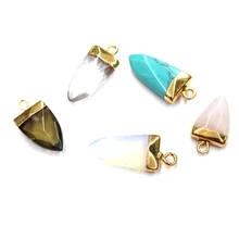 Подвеска-Агат из натурального камня подвески для самостоятельного изготовления ювелирных изделий ожерелье размер 10X18 mm-10x25 мм