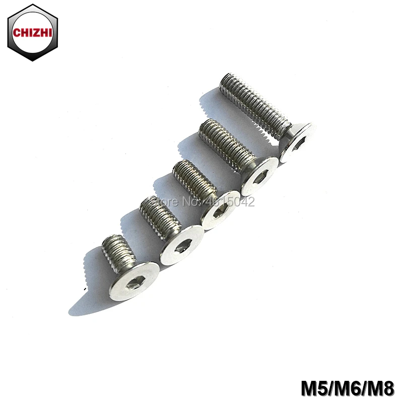 20pcs 50pcs M8*16 M8*20 Stainless Steel Sunk Screw Fasten Connector for Aluminum Extrusion Profile | Обустройство дома