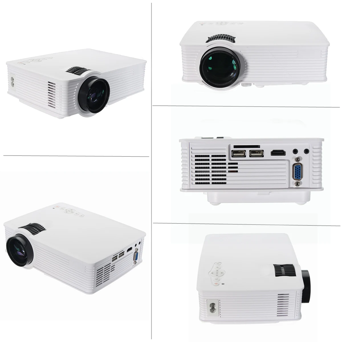 Thinyou GP-9 White Wifi version LED Projector 3000 Lumens 1080p Full HD Led Projector Digital Home Theater