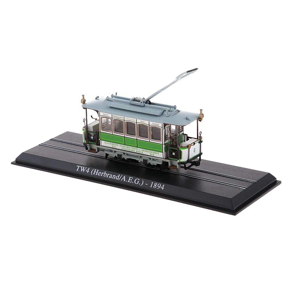 

1/87 Scale Atlas Tram Bus Toys TW4 1894 Diecast Tram Model Train Vehicles