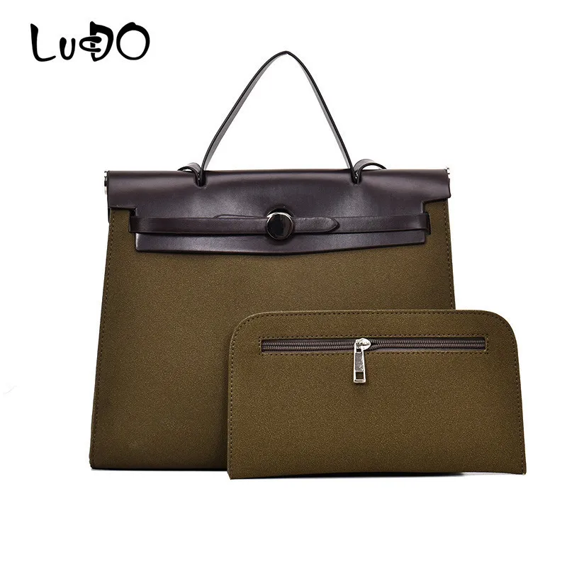 LUCDO женский портфель сумка из искусственной кожи рабочая Замшевая винтажная