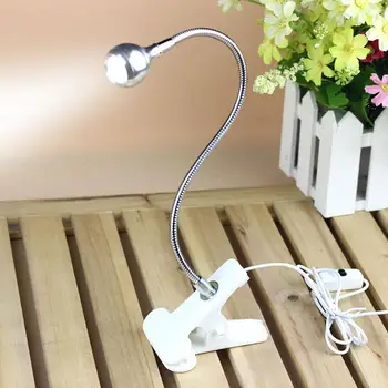 

USB Reading LED Light Rechargable Flexible Eye-care Adjustable Clip-on Clamp Beside Table Desk Lamp Laptop Book Studying Light