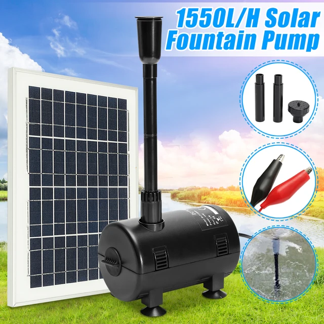 Buy 12V 24V DC 16W Solar Powered Submersible Fountain