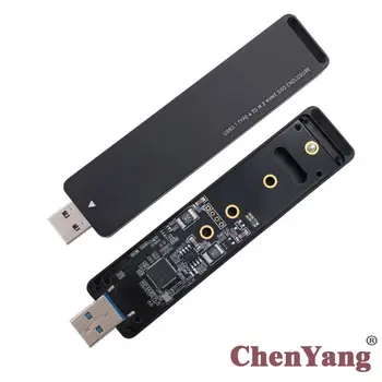 

Chenyang NVME M-key M.2 NGFF SSD External PCBA Conveter to USB 3.0 Adapter with Flash Disk Case