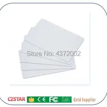 1000 шт./лот RFID 13,56 mhz ISO14443A MF S50 Nfc карты перезаписываемые белые карты для контроля доступа и посещаемости