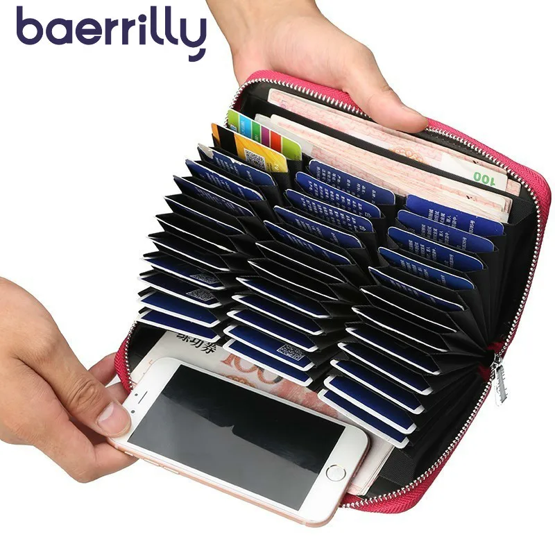 

Women's Long Design Purse Genuine Leather Women Wallets Lady Day Clutch Bags Female Card Holder Money Pocket Phone Pouch Cartera