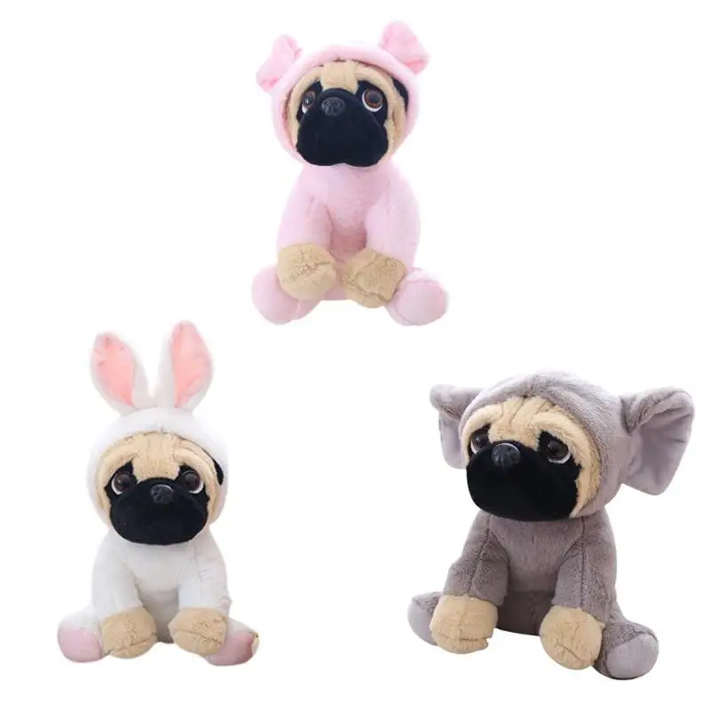 

20CM Stuffed Simulation Dogs Plush Sharpei Pug Lovely Puppy Pet Toy Plush Animal Toy Children Kids Birthday Christmas Gifts